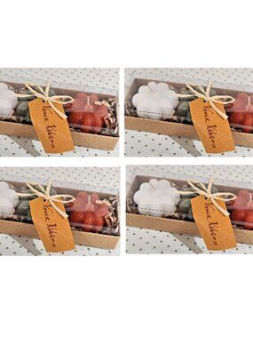 4 BOXES OF 3 Sullivans Vance Kitira 3pc Pumpkin Candles Gift Box Fall Harvest